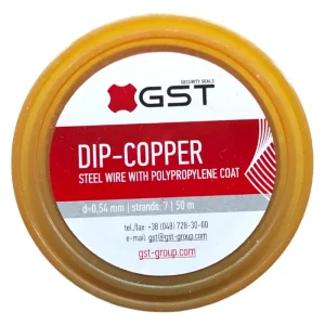 Пломбувальний трос у пвх оболонці обміднений